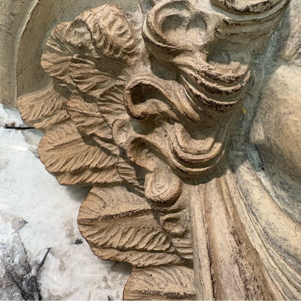 Angel Cherub Wall Shelf French Country Cottagecore Old World European Decor - Picture 4 of 12